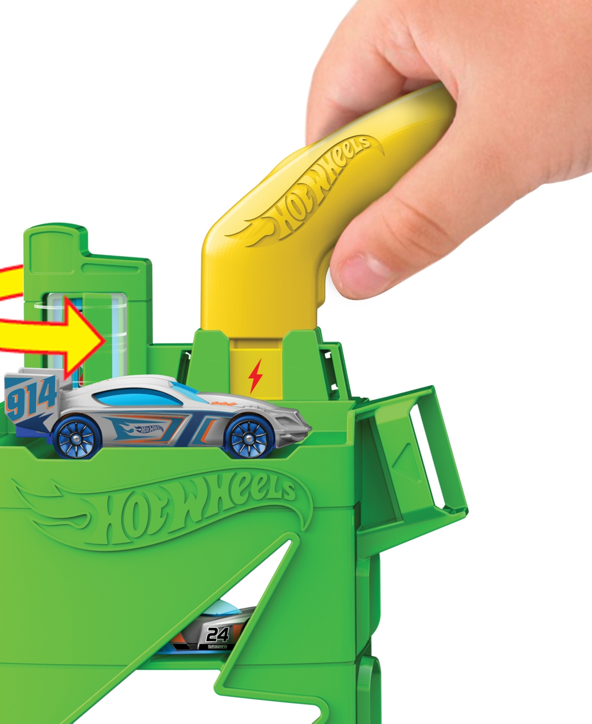Hot Wheels City Super Recharge Fuel Station Toy Car - Multi-color