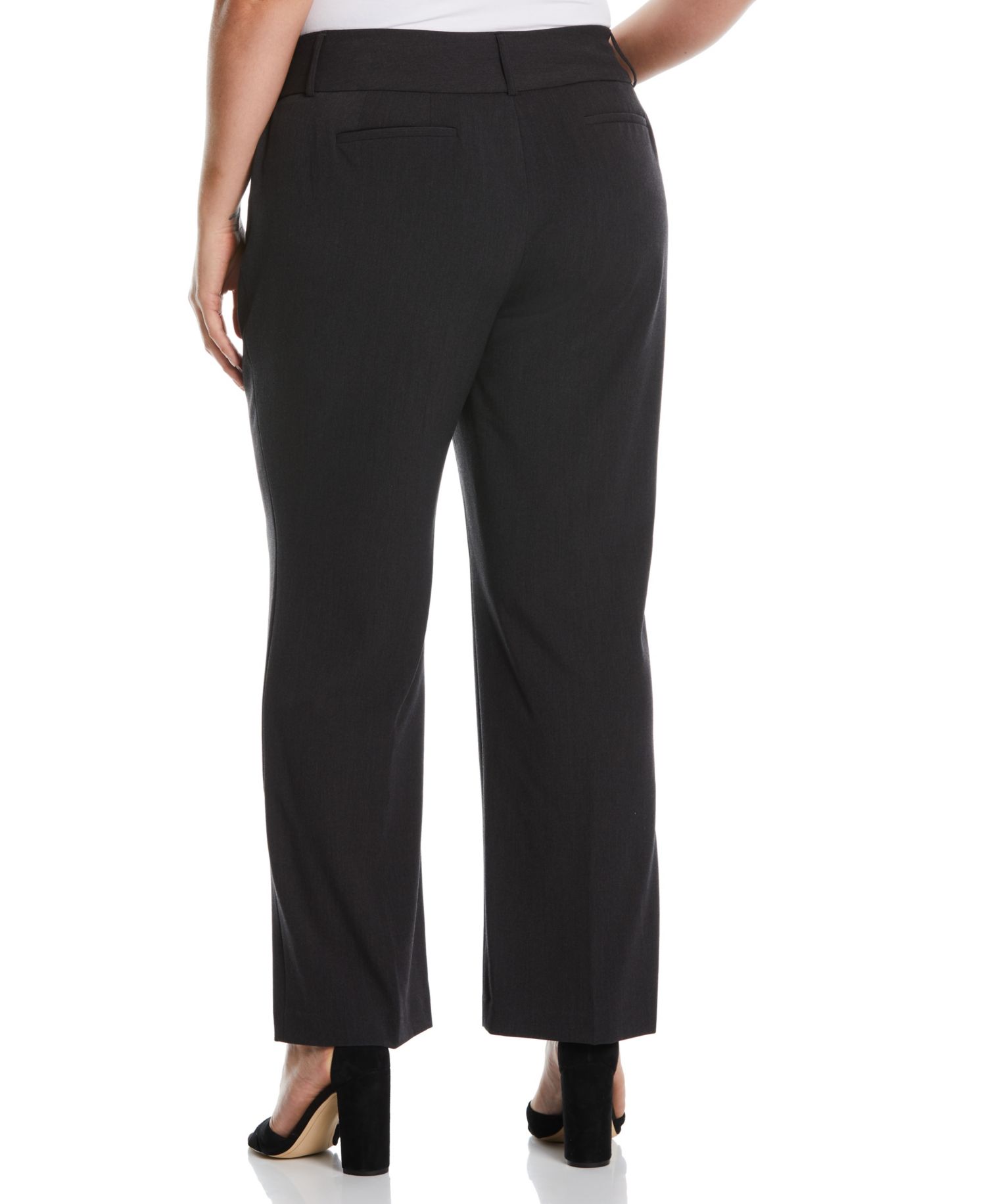 Petite Curvy Fit Boot Cut Pants