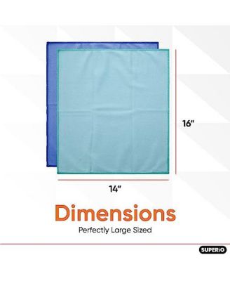 Microfiber Glass, Window, and Mirror Cleaning Cloth 14&amp;quot;x16&amp;quot;