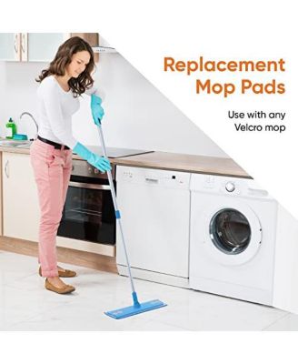 Miracle Microfiber Flat Mop with Telescopic Aluminum Handle