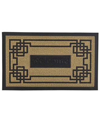 Non-Slip Welcome Doormat for Entry, 18" x 30", Waterproof Mat
