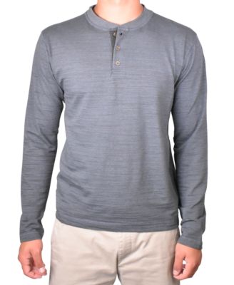 Vintage 1943 Men's Burn Out Slub Henley Shirt