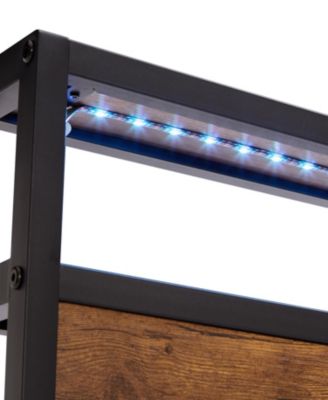 USB Charging Bed Frame with Headboard, Drawers