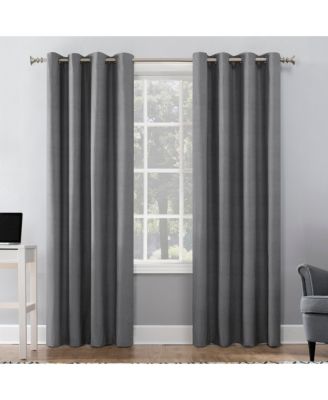 Duran Thermal Insulated 100% Blackout Grommet Curtain Panel