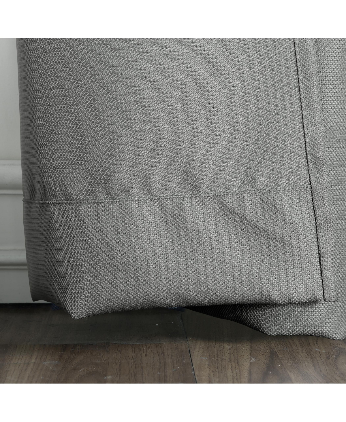 Valerie Heathered Texture Semi-Sheer Grommet Curtain Panel