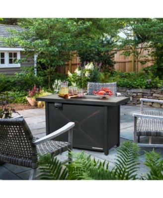 42 Inch 60000 BTU Propane Fire Pit Table with Ceramic Tabletop