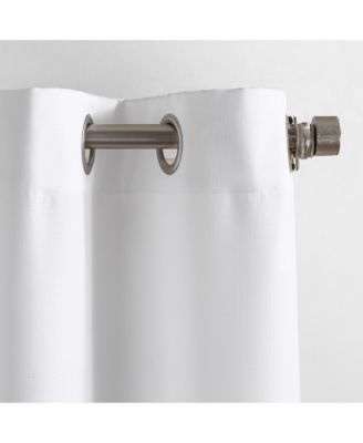 Valerie Heathered Texture Semi-Sheer Grommet Curtain Panel