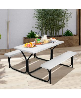 Picnic Table Camping Picnic Bench Set Backyard Garden Patio Dining Party