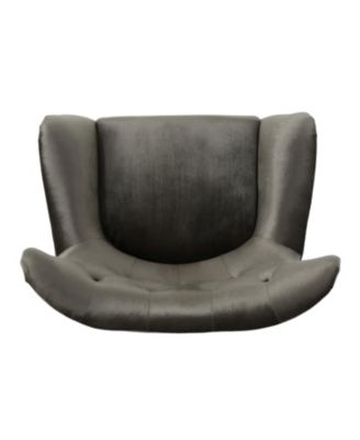 Set of 1 Alyssa Mid-Century Velvet Arm Chair Comfort And Glamour In One