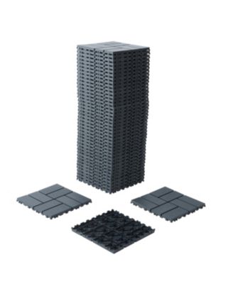 44-Pack Interlocking Deck Tiles for Outdoor Use