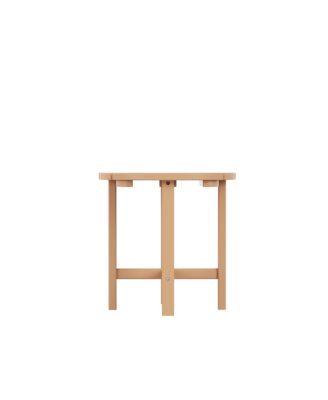 All-Weather Outdoor Patio Round Poly Adirondack Side Table