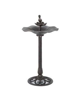 Simplie Fun Lancaster Bronze Aluminum & Iron Bird Bath