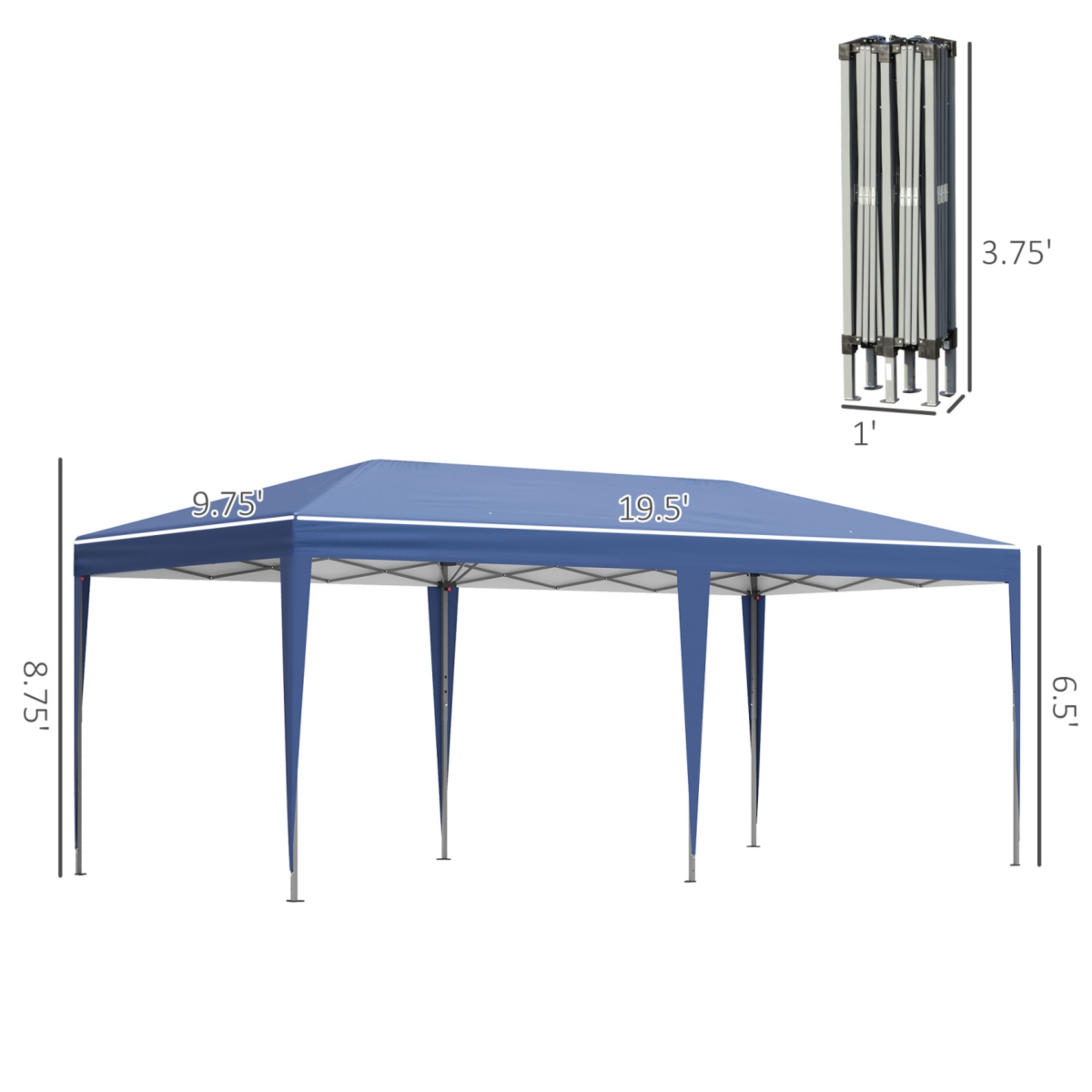 Streamdale Furniture 10' x 20' Canopy Tent for Parties, Events & More