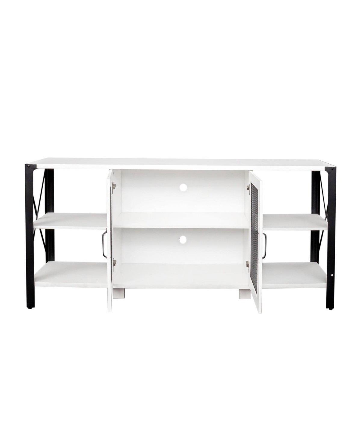 Streamdale Furniture Industrial Farmhouse Tv Stand for Living Room & Bedroom