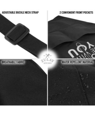 Funny Aprons for Men, Women & Couples 2-Pc.