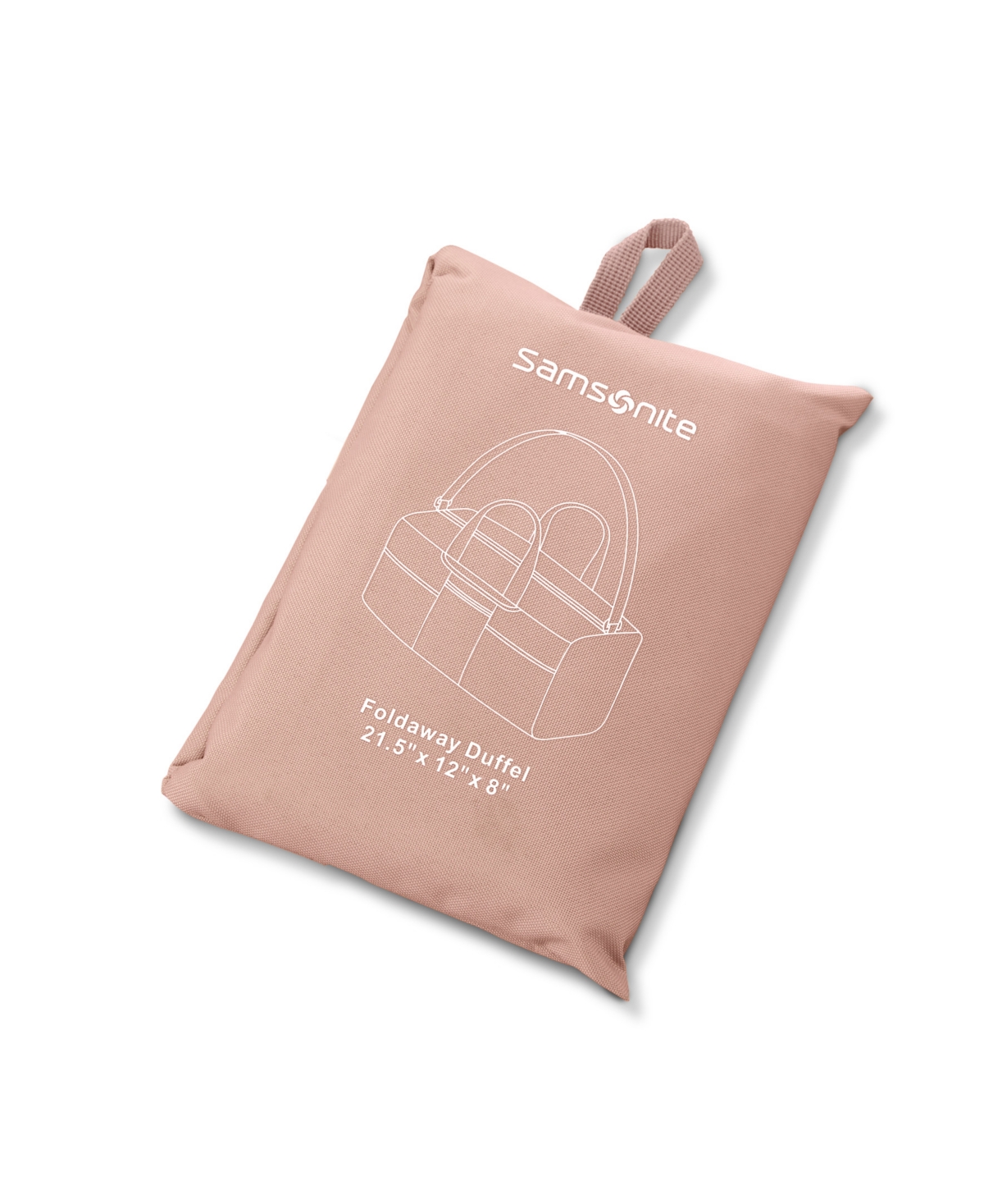 Samsonite Foldaway Duffel In Dusty Rose