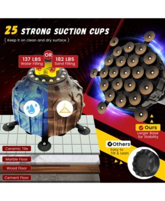 Freestanding Punching Bag 71 Inch Boxing Bag with 25 Suction Cups Gloves and Filling Base