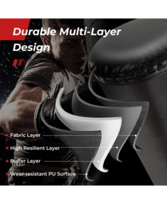 Freestanding Punching Bag 71 Inch Boxing Bag with 25 Suction Cups Gloves and Filling Base