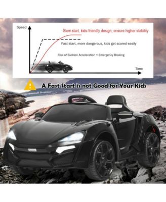 12V 2.4G RC Electric Vehicle with Lights-Red