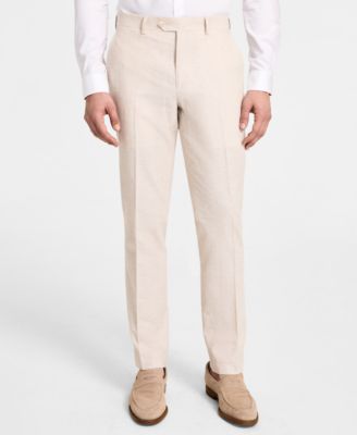 Men's Slim-Fit Linen Suit Pants, Exclusively at Macy's