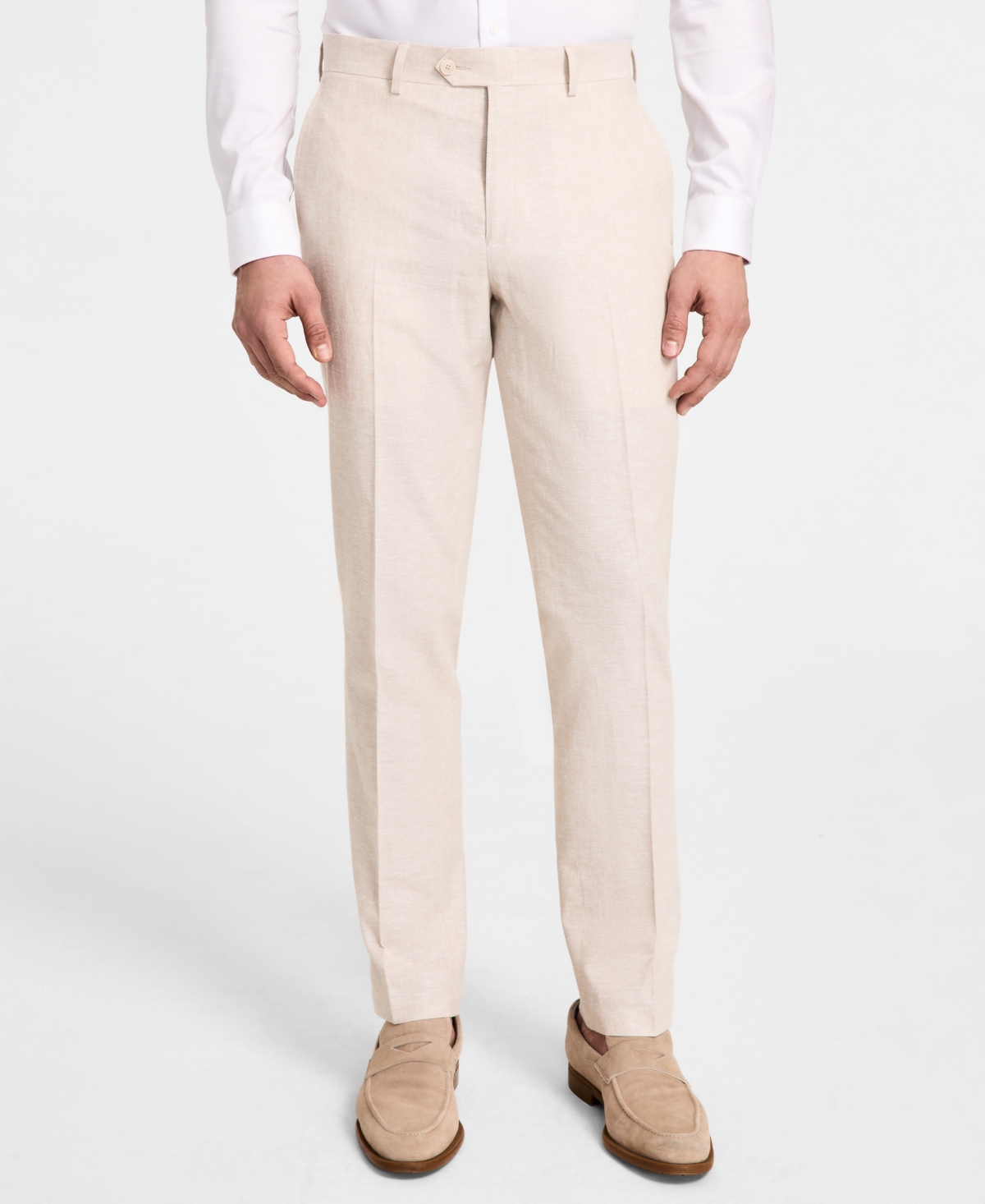 Bar Iii Men's Slim-Fit Linen Suit Pants, Exclusively at Macy's