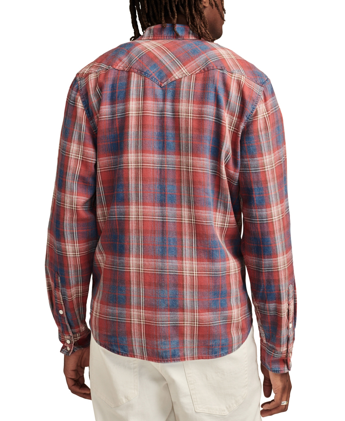 Lucky Brand Men's Indigo Westerns Shirt