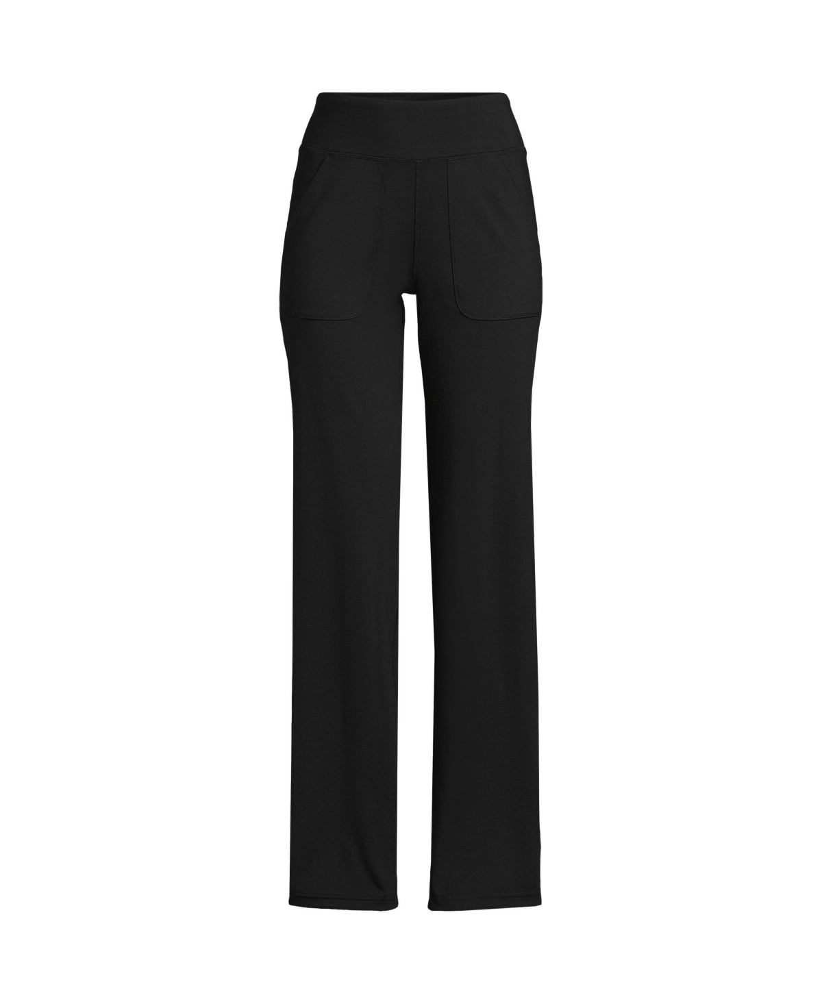 Lands' End Women's Tall Active Hi Impact High Rise Straight Leg Pants