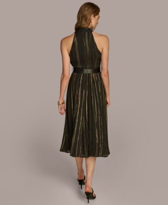 【Donna Karan New York】Printed A-Line Midi Dress Donna Karan New York Women's Printed A-Line Midi Dress