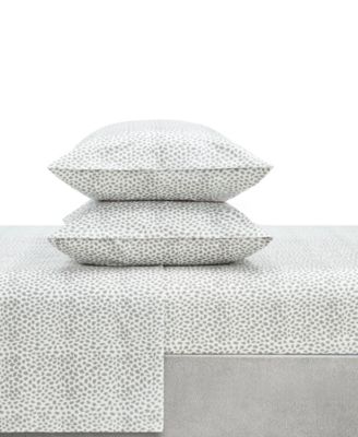 Sunham Microfiber Easy Care Printed 4-Pc. Sheet Set, King