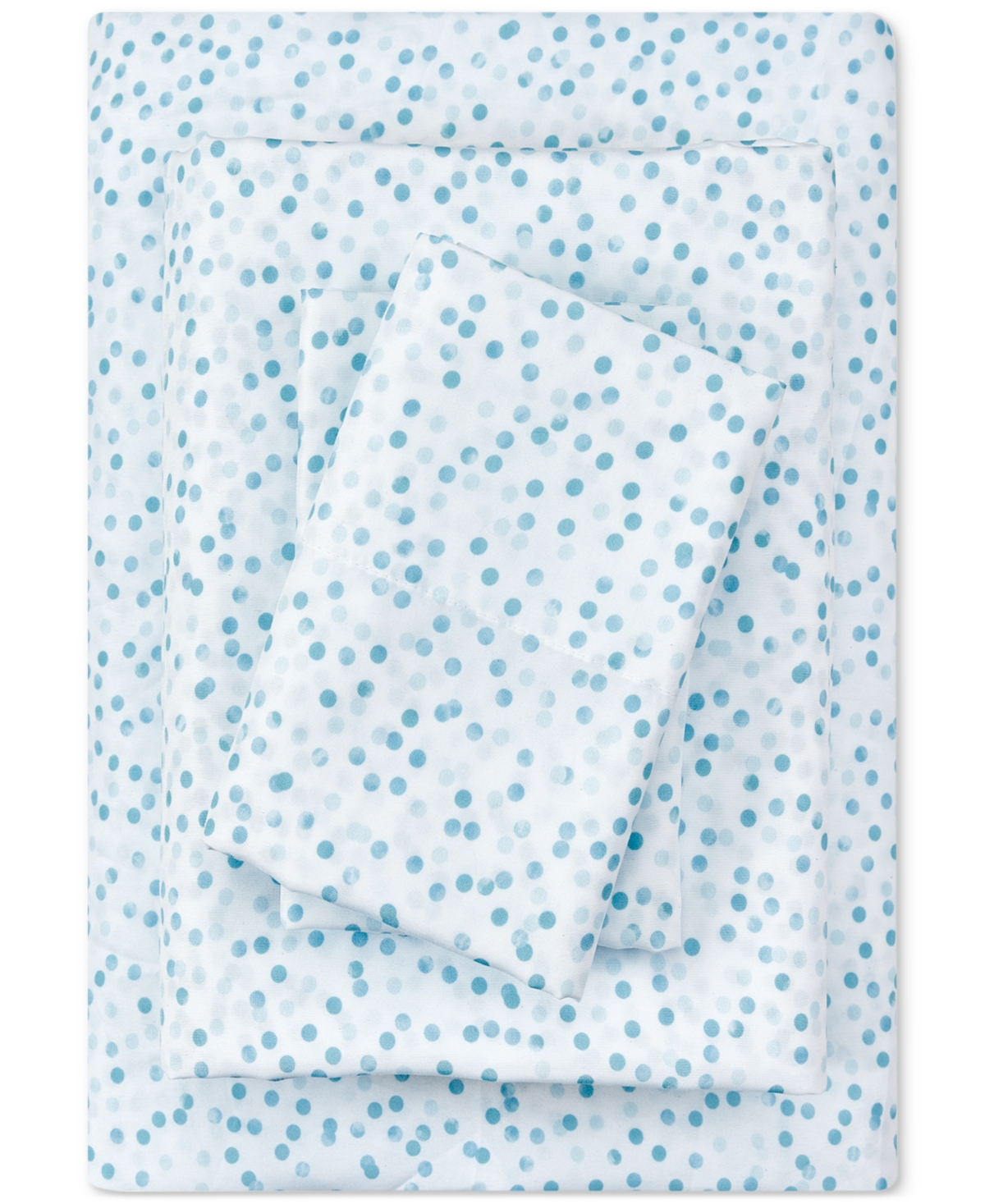 Fairfield Square Collection Microfiber Easy Care Printed 4-pc. Sheet Set, Queen In Teal