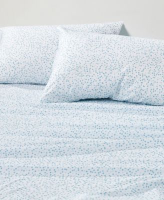 Microfiber Easy Care Printed 4-Pc. Sheet Set, Full