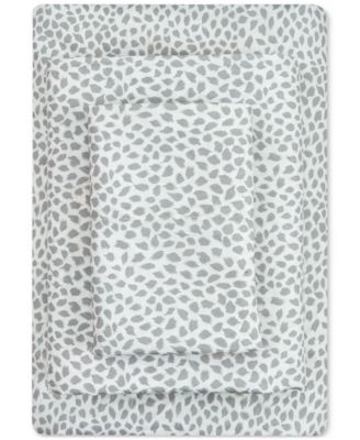 Microfiber Easy Care Printed 3-Pc. Sheet Set, Twin