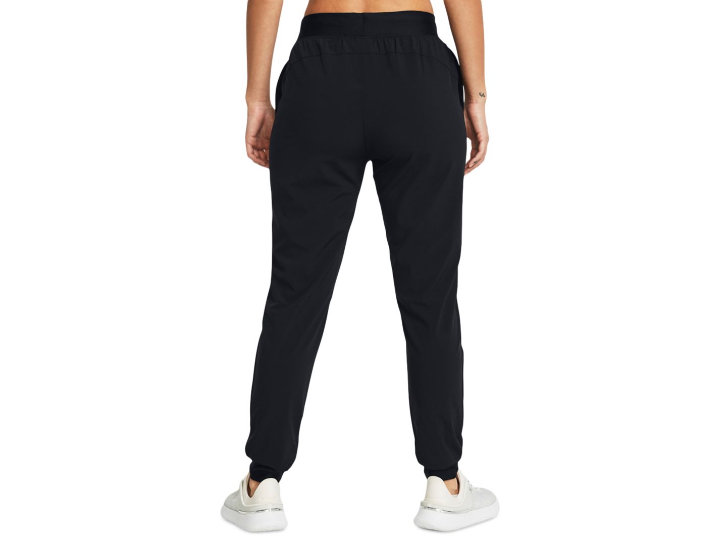 Женские брюки Under Armour Armour Sport High-Rise, цвет: Чёрный / Белый — фото 11
