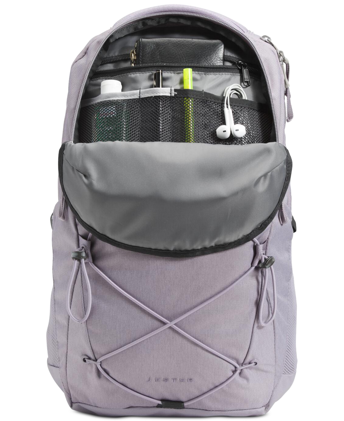 Shop The North Face Women's Jester Backpack In Minimal Grey Dark Heather