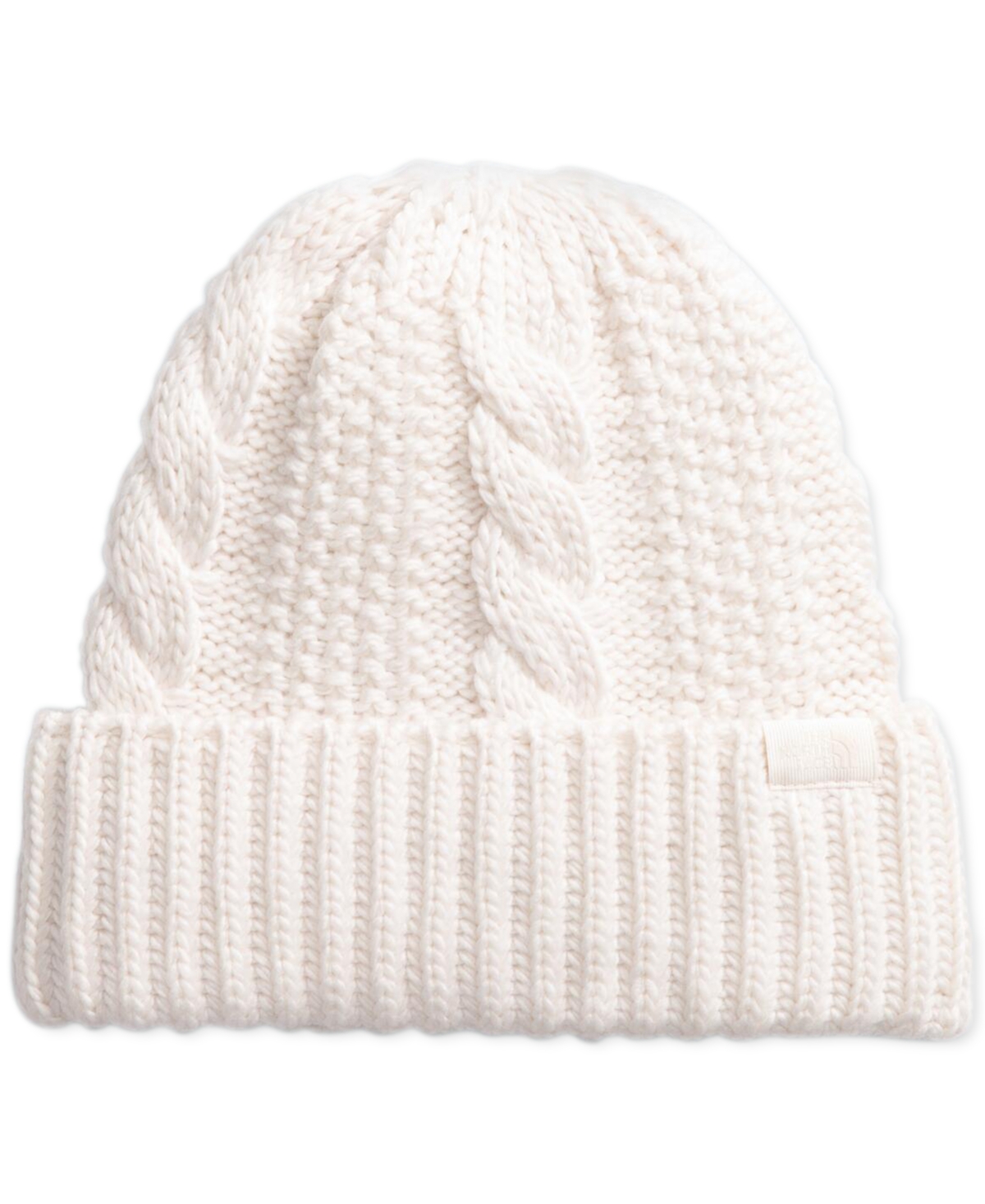 Women's Oh Mega Cable-Knit Cuffed Beanie - TNF Medium Grey Hthr