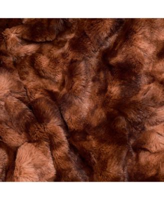Premium Double-Sided Faux Fur Throw Blanket Soft, Plush & Cozy for Sofa, Couch, Bed, or Living Room Decor & Gifts.