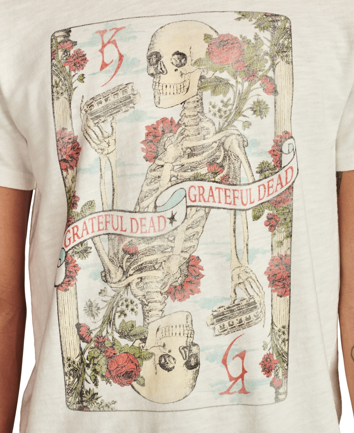 Lucky Brand Men's Grateful Dead Card T-Shirt
