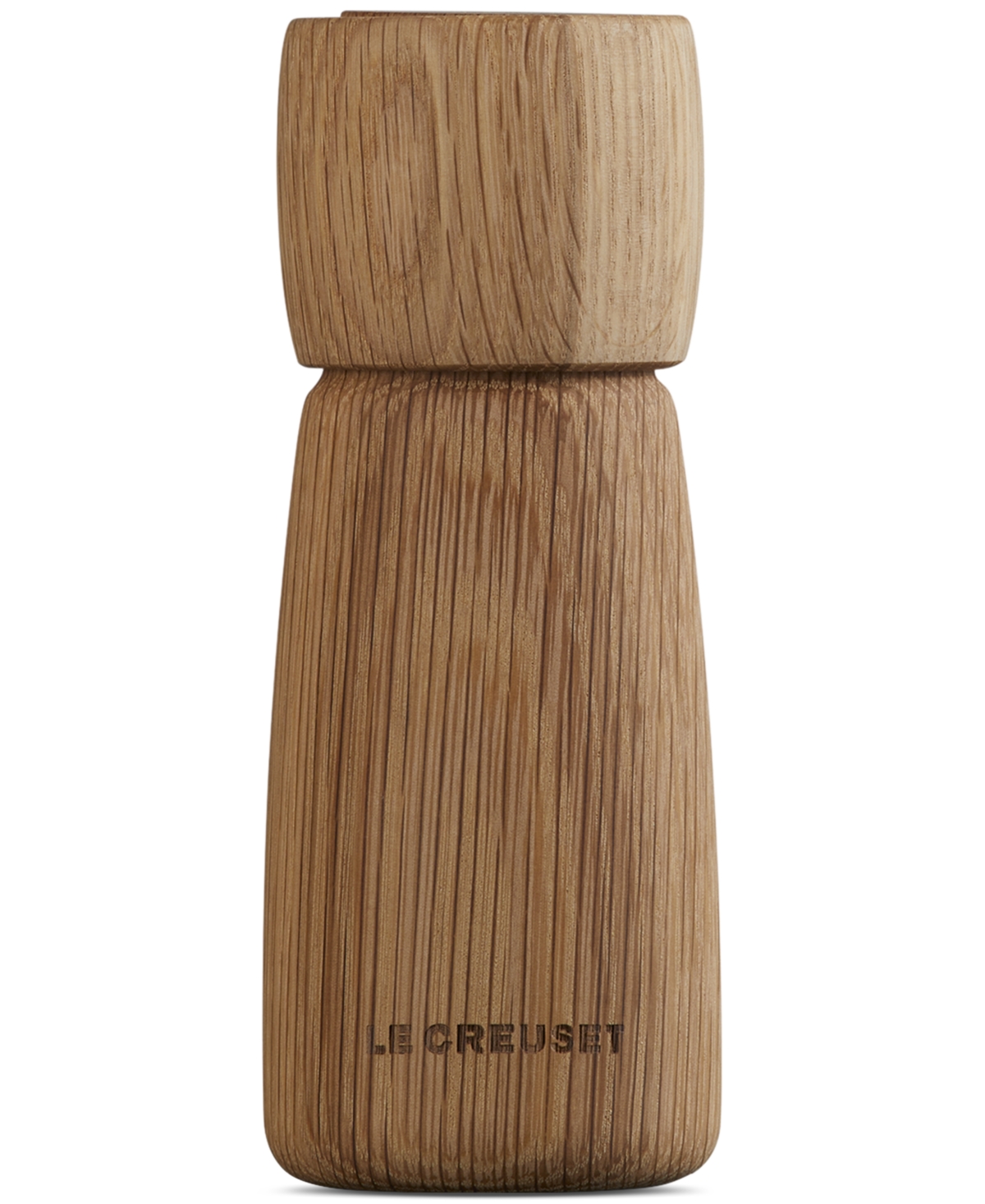Le Creuset White Oak Alpine Pepper Mill, 7" In White Oak