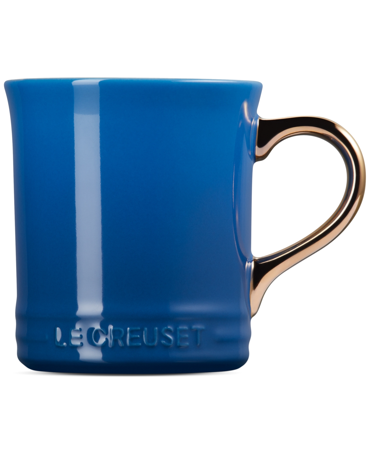 Stoneware Mug with Gold Metallic Handle, 14 oz. - Marseille