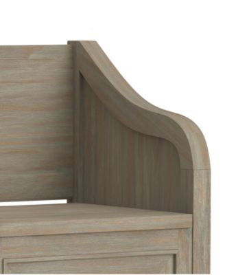 Connaught Solid Wood Entryway Storage Bench
