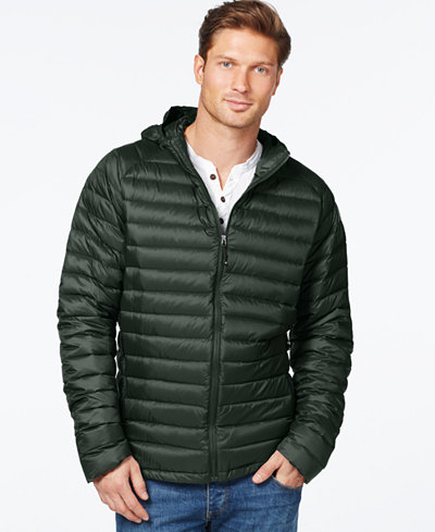 32 Degrees Packable Hooded Down Jacket - Coats & Jackets - Men ...