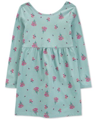 Carter's - Little & Big Girls Cotton Floral Jersey Dress