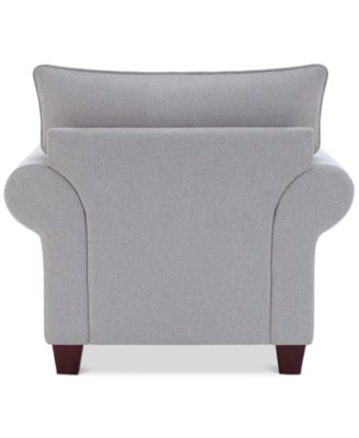 CLOSEOUT! Saeville 43" Fabric Chair, Created for Macy's