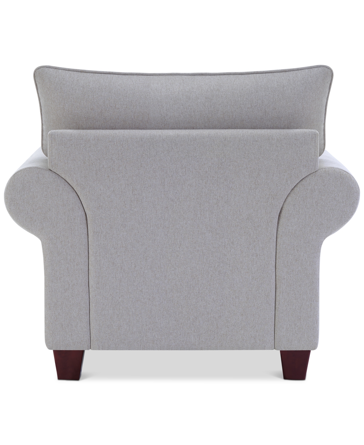 Macy's Saeville 43" Fabric Chair, Created For  In Smoke