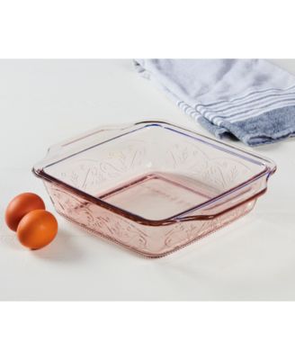 8" Laurel Embossed Baking Dish