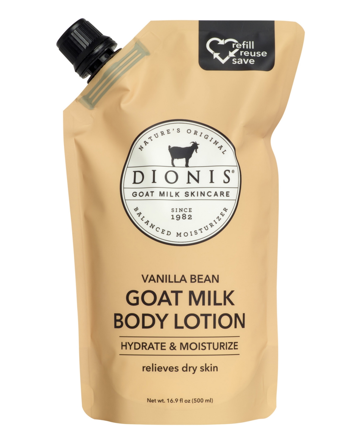 Vanilla Bean Goat Milk Body Lotion Refill Pouch 16.9 fl oz