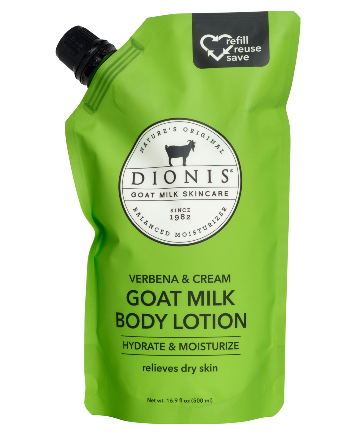 Verbena Cream Goat Milk Body Lotion Refill Pouch 16.9 fl oz