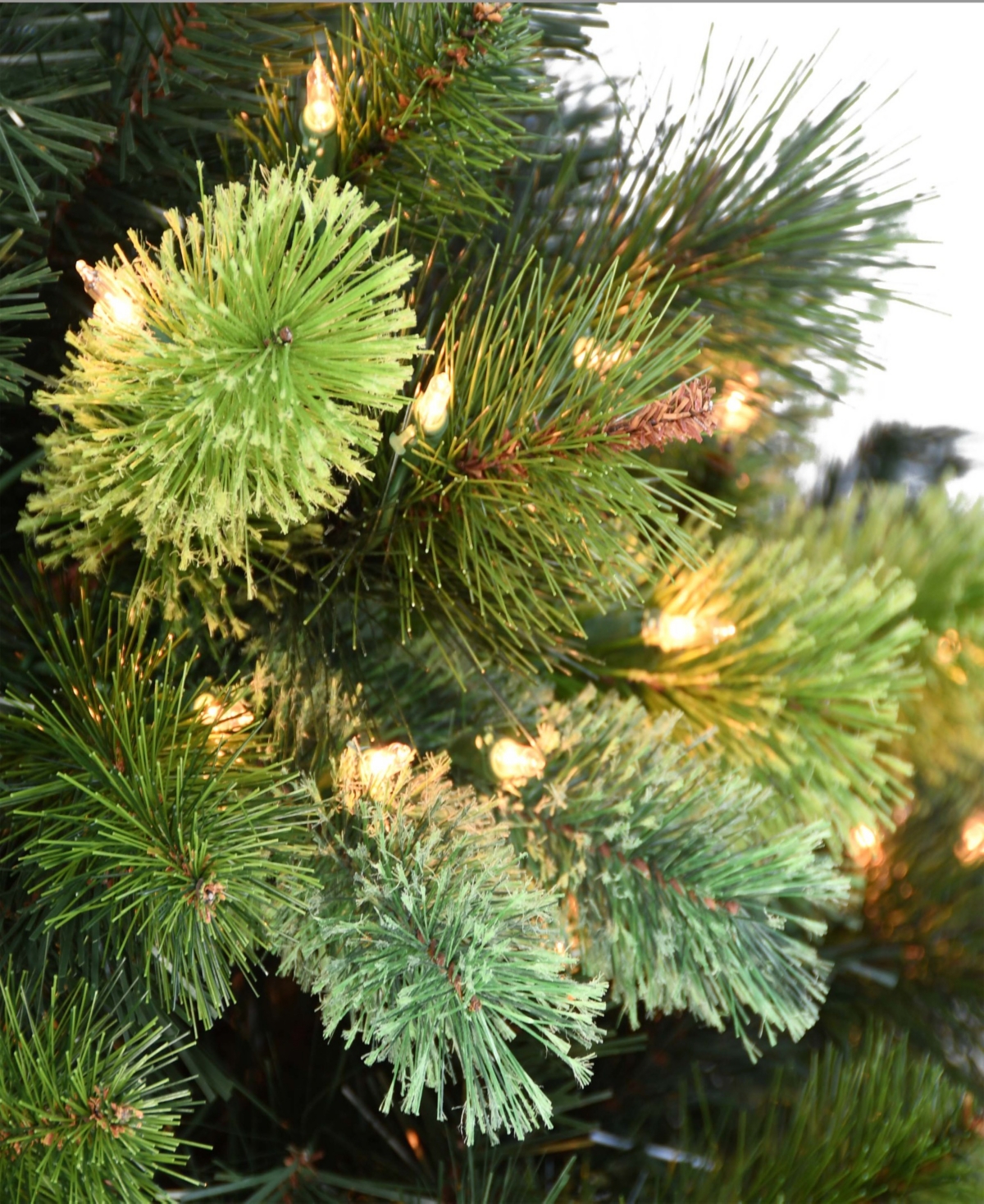 Puleo International 7.5 ft Pre-Lit Slim ArtificialTree