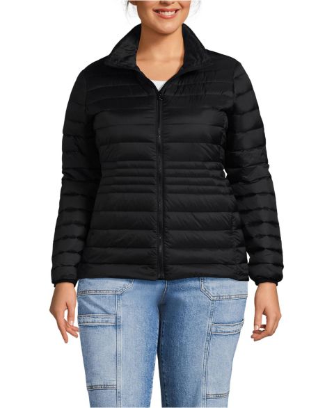 Женские куртки Lands' End Plus Size Wanderweight Packable Down Jacket