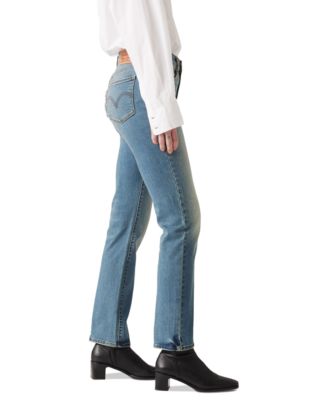 Women's Classic Mid Rise Straight-Leg Jeans